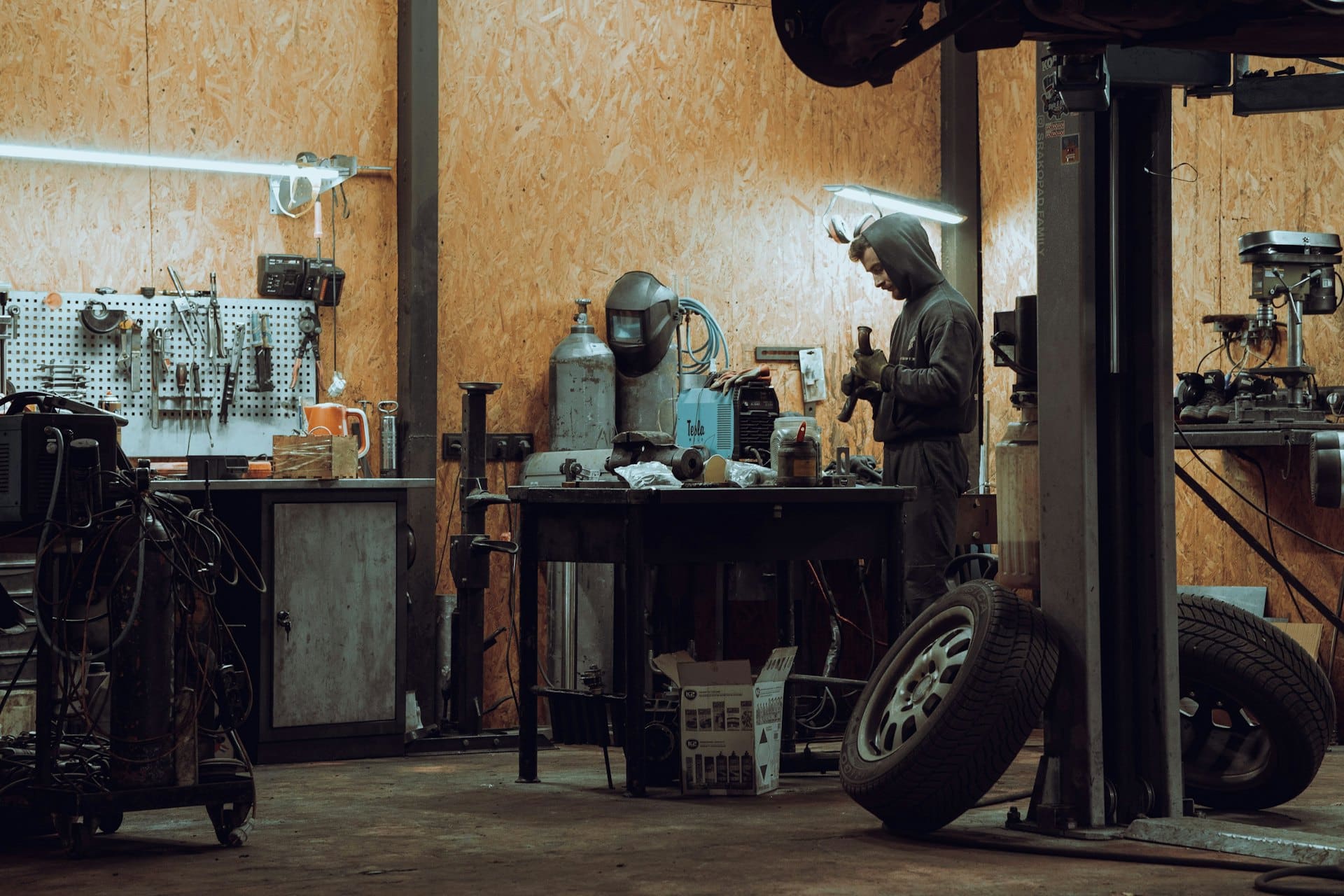 Automotive workshop representing a settled commercial equity release