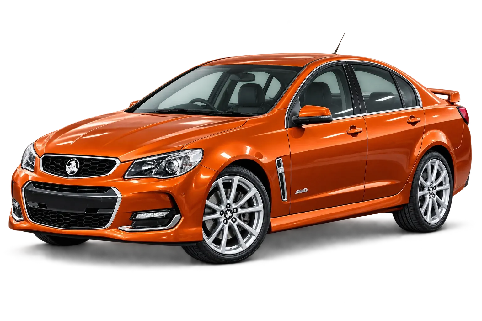 Orange Holden Commodore SV6 illustrating finance for this type of vehicle or asset