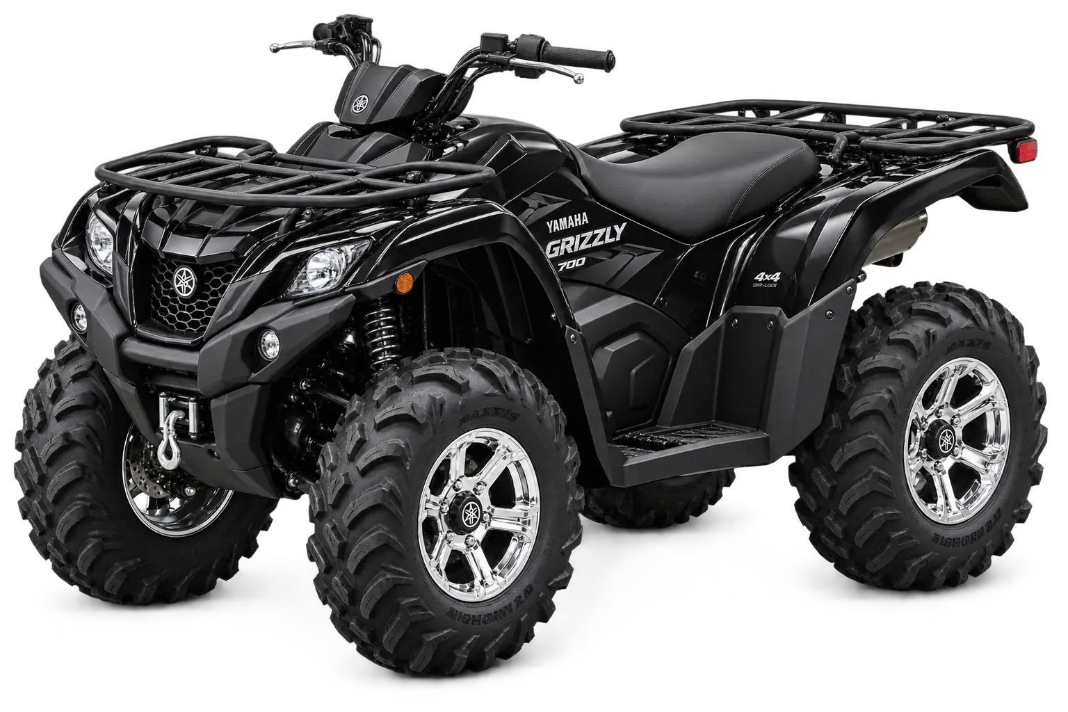 Black Yamaha Grizzly quad bike illustrating finance for this type of vehicle or asset