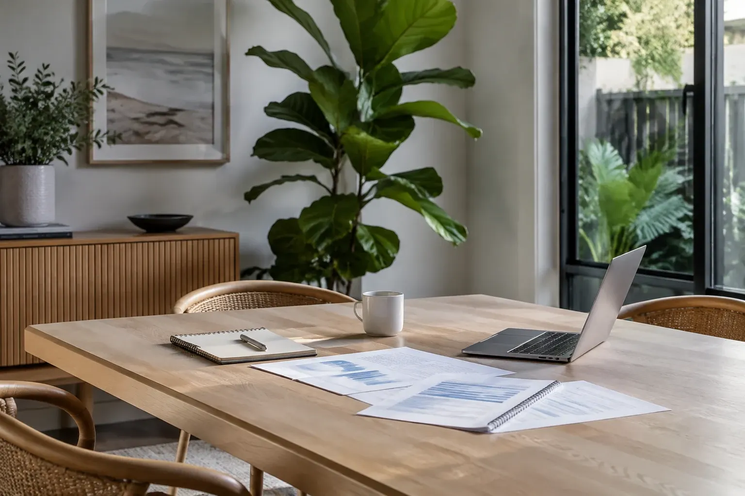 Illustrative setting for your finance plans