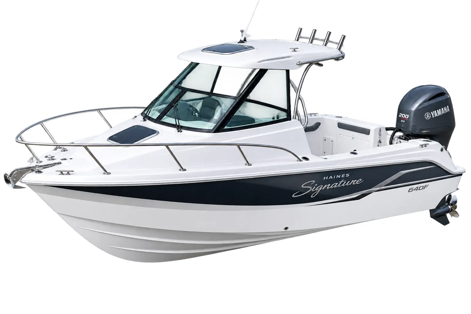 Haines Signature 640F fishing boat illustrating finance for this type of vehicle or asset