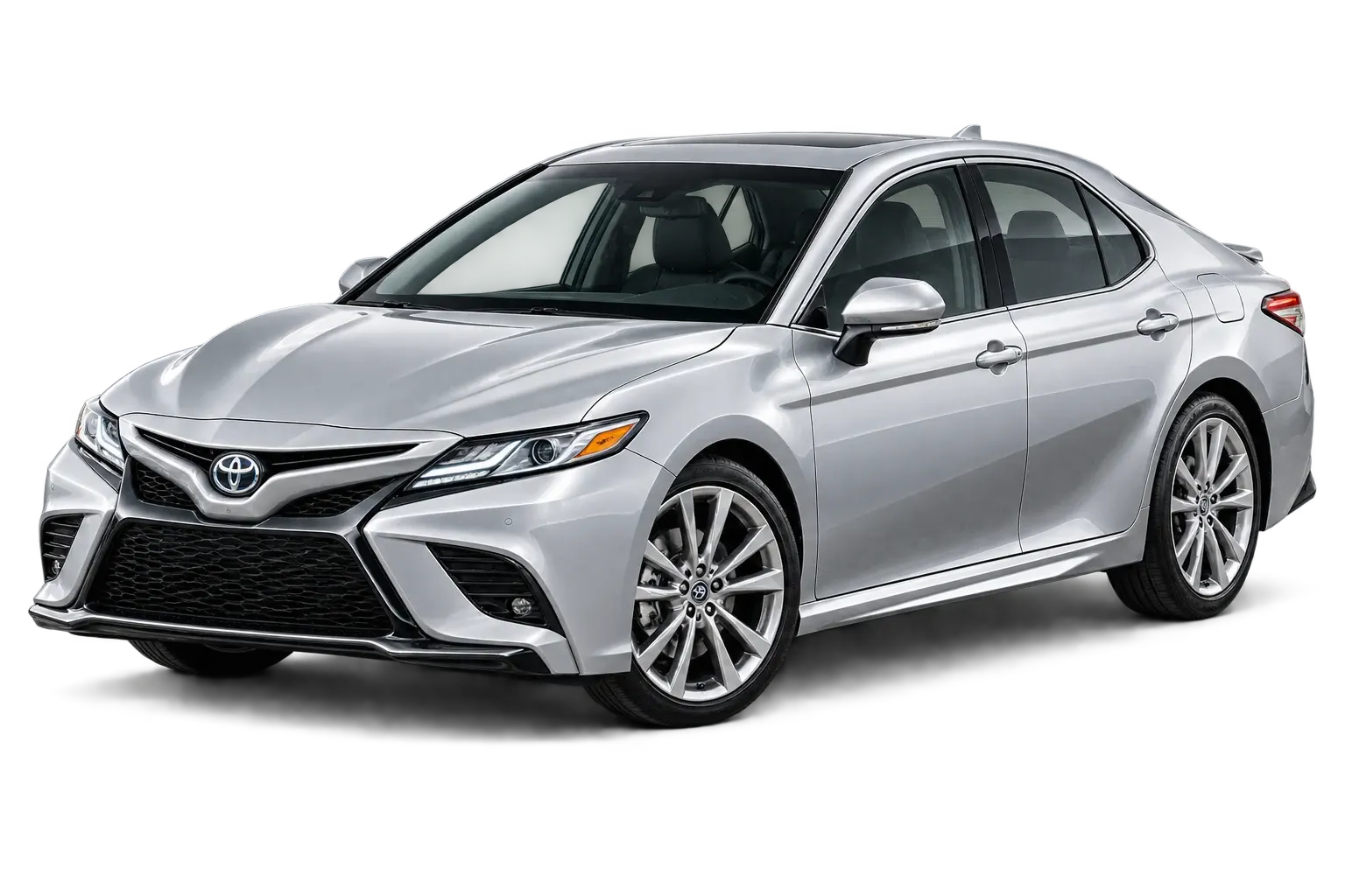 Light silver Toyota Camry illustrating finance for this type of vehicle or asset